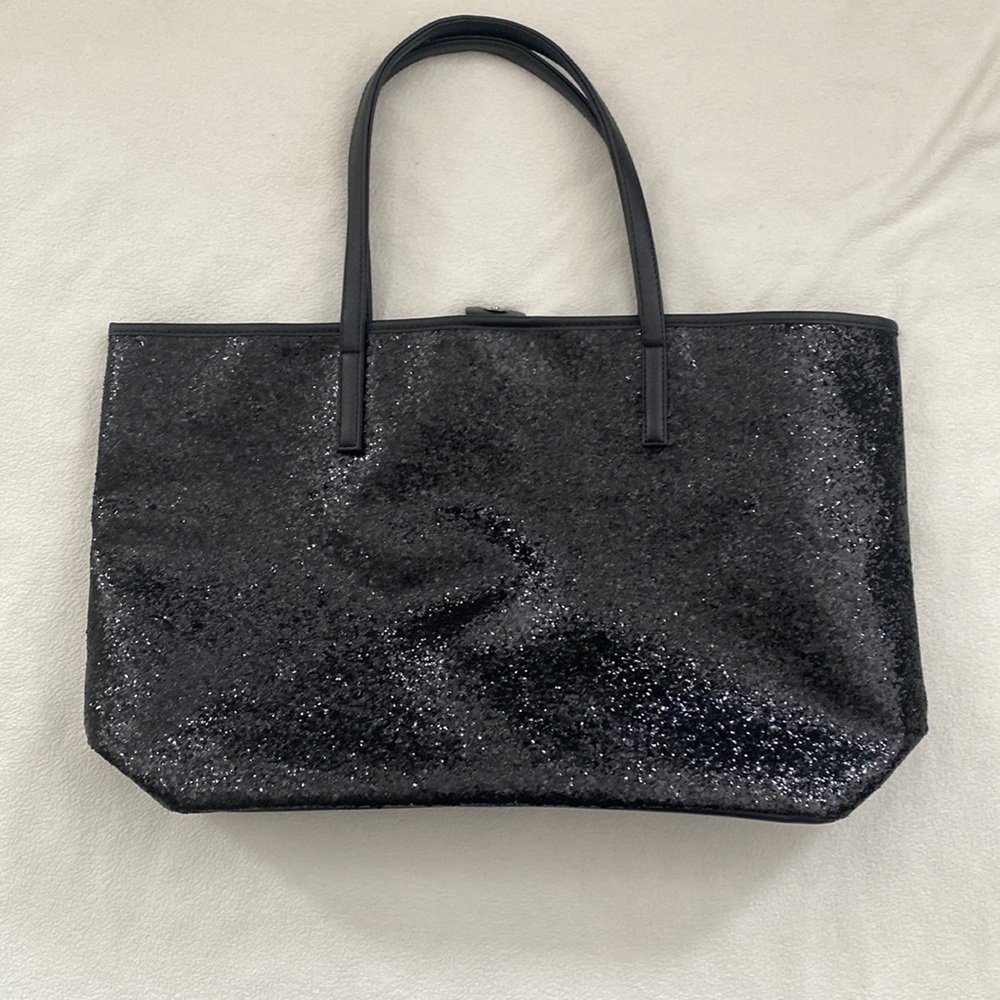 Large Black Bag with Metal claps